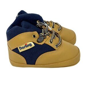 Darling Baby Boy Infant High Top Baby Sneakers Size 4